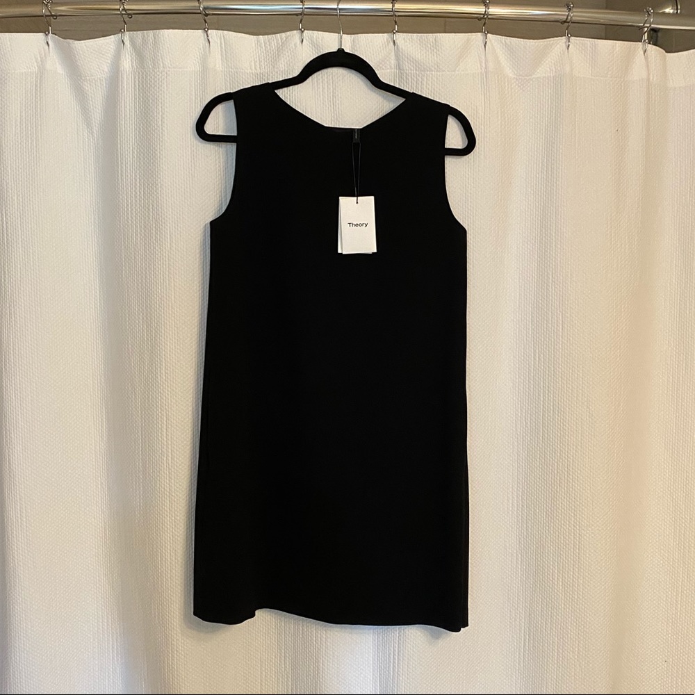 Theory short black shift dress/tunic